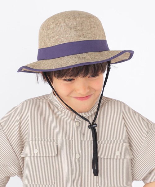 SHIPS（シップス）の「SHIPS KIDS: アドベンチャー ハット（ハット・キッズ・ベージュ・MEDIUM/LARGE）」の3枚目の写真