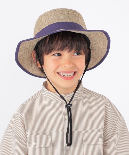 SHIPS（シップス）の「SHIPS KIDS: アドベンチャー ハット（ハット・キッズ・ベージュ・MEDIUM/LARGE）」の4枚目の写真