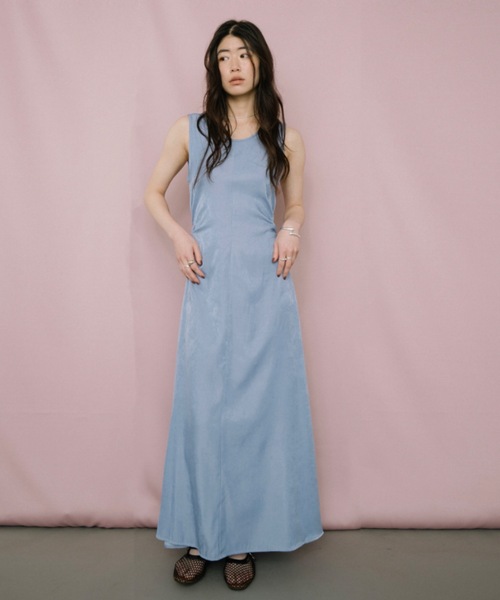 DRWCYS(ドロシーズ)の「オープンバックロングワンピース(ワンピース・レディース・ブルー/ネイビー・FREE)」の16枚目の写真