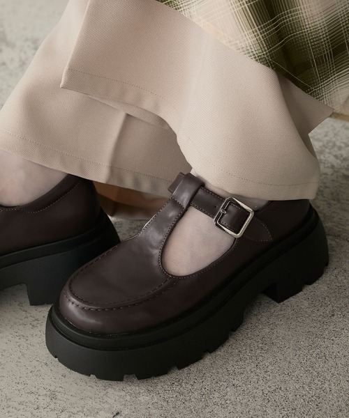 美品　ショセ　MUKAVA Tストラップ　ローファー　本革　ビブラムソール 240708_557.jpg?v=1722503766&