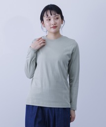 コットン天竺長袖Tシャツ