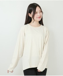 アイボリー リブ編み 長袖カットソー Heatherアイボリー リブ編み長袖Tシャツ - メルカリ