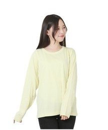 コットン天竺長袖Tシャツ