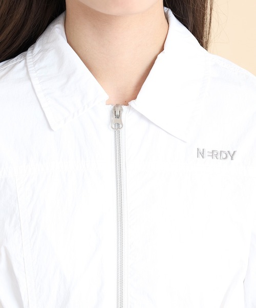 NERDY(ノルディ)の「ラインジッパーシャツ(シャツ/ブラウス・レディース・ブラック/ホワイト・S/M)」の20枚目の写真