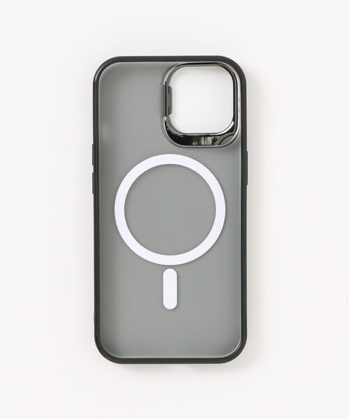 Fun & Daily(ファンアンドデイリー)の「F&D : レンズスタンド付き・クリア iPhoneケース(MagSafe対応)/ 15 / 16 / Plus / Pro / Pro Max アイフォンケース(スマホケース/カバー・レディース・ブラック/クリア・iPhone 16 Pro Max/iPhone 16 Pro/iPhone 16/iPhone 15)」の5枚目の写真