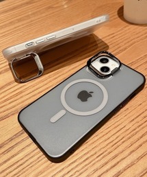 Fun & Daily（ファンアンドデイリー）の「F&D : レンズスタンド付き・クリア iPhoneケース（MagSafe対応）/ 15 / 16 / Plus / Pro / Pro Max アイフォンケース（スマホケース/カバー）」