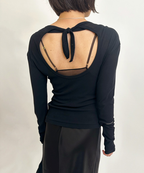 EDIT. FOR LULU（エディットフォールル）の「シアーキャミソール（キャミソール・レディース・ブラック・FREE）」の19枚目の写真