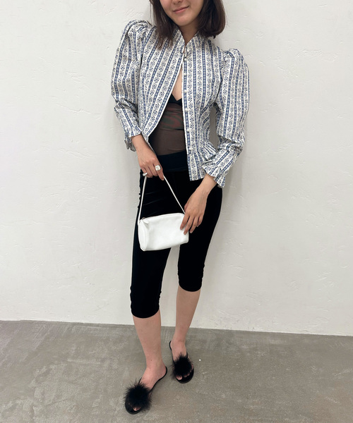 EDIT. FOR LULU（エディットフォールル）の「シアーキャミソール（キャミソール・レディース・ブラック・FREE）」の15枚目の写真