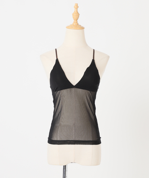 EDIT. FOR LULU（エディットフォールル）の「シアーキャミソール（キャミソール・レディース・ブラック・FREE）」の14枚目の写真