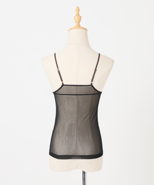 EDIT. FOR LULU（エディットフォールル）の「シアーキャミソール（キャミソール・レディース・ブラック・FREE）」の12枚目の写真