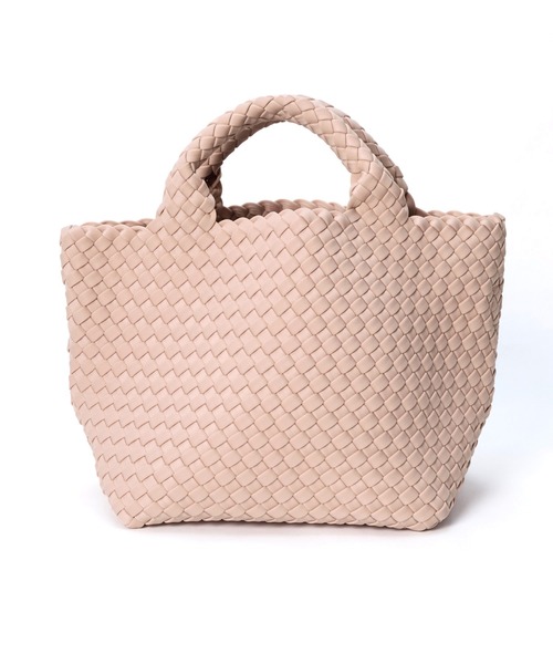 MICA&DEAL（マイカ＆ディール）の「【NAGHEDI】スモールトートバッグ-St Barths Small Tote（トートバッグ・レディース・ピンク/ダークブラウン・S）」の11枚目の写真