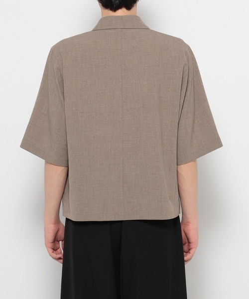 HARE（ハレ）の「【SET UP対応】メランジショートジャケット(HARE)（テーラードジャケット・メンズ・ブルー/ブラック系その他/ブラウン・SMALL/MEDIUM）」の19枚目の写真