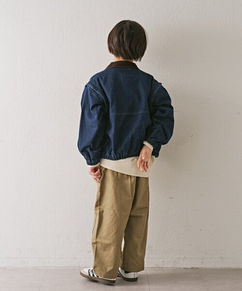 CIAOPANIC TYPY（チャオパニックティピー）の「【KIDS】【男女兼用】袖取り外しワークジャケットアウター（ブルゾン・キッズ・ベージュ/ネイビー/カーキ・MEDIUM/LARGE/X-LARGE/XX-LARGE）」の14枚目の写真