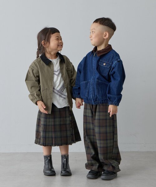 CIAOPANIC TYPY（チャオパニックティピー）の「【KIDS】【男女兼用】袖取り外しワークジャケットアウター（ブルゾン・キッズ・ベージュ/ネイビー/カーキ・MEDIUM/LARGE/X-LARGE/XX-LARGE）」の18枚目の写真