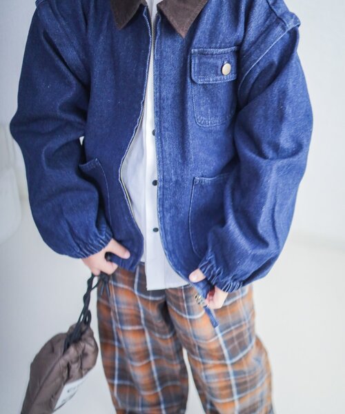 CIAOPANIC TYPY（チャオパニックティピー）の「【KIDS】【男女兼用】袖取り外しワークジャケットアウター（ブルゾン・キッズ・ベージュ/ネイビー/カーキ・MEDIUM/LARGE/X-LARGE/XX-LARGE）」の17枚目の写真