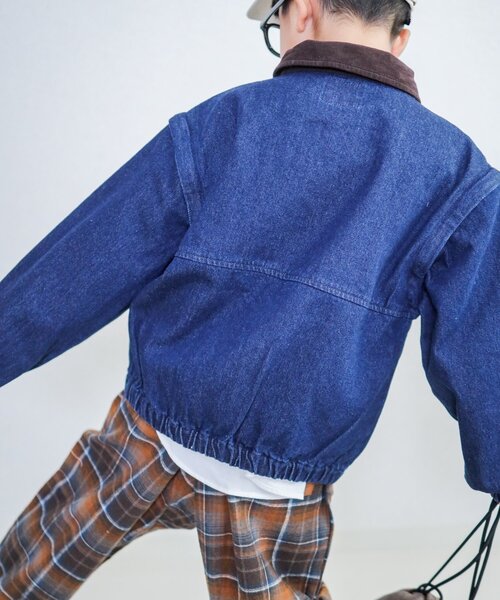 CIAOPANIC TYPY（チャオパニックティピー）の「【KIDS】【男女兼用】袖取り外しワークジャケットアウター（ブルゾン・キッズ・ベージュ/ネイビー/カーキ・MEDIUM/LARGE/X-LARGE/XX-LARGE）」の16枚目の写真