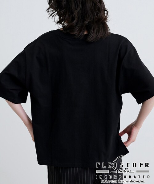 GALLEST（ギャレスト）の「【Betty Boop(TM)】センタープリントワイドTシャツ（Tシャツ/カットソー・レディース・ホワイト/ブラック・38）」の7枚目の写真