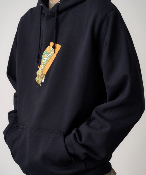 Gramicci(グラミチ)の「GRANOLA HOODED SWEATSHIRT|グラノーラフーデッドスウェットシャツ(パーカー・メンズ・ヘザーグレー/ダークネイビー/ダークブラウン系・S/M/L/XL/XXL)」の1枚目の写真