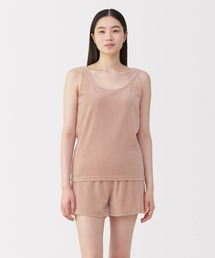 無印良品(ムジルシリョウヒン)の婦人 コットンベロアタンクトップ(インナーウェア/肌着)