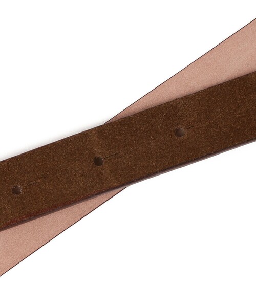 LEFIJE（レフィエ）の「LEFIJE: スクエア バックル ベルト（ベルト・レディース・ブラウン・ONE SIZE）」の10枚目の写真