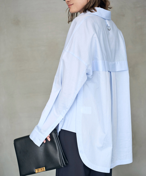tibi(ティビ)の「【TIBI/ティビ】SHIRTING GABE SHIRT(シャツ/ブラウス・レディース・ネイビー・FREE)」の17枚目の写真