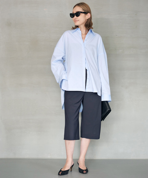 tibi(ティビ)の「【TIBI/ティビ】SHIRTING GABE SHIRT(シャツ/ブラウス・レディース・ネイビー・FREE)」の18枚目の写真