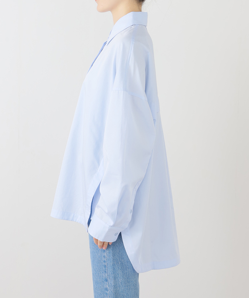 tibi(ティビ)の「【TIBI/ティビ】SHIRTING GABE SHIRT(シャツ/ブラウス・レディース・ネイビー・FREE)」の3枚目の写真