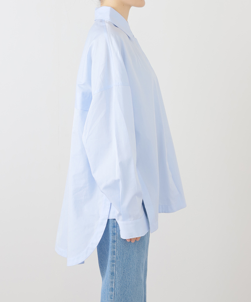 tibi(ティビ)の「【TIBI/ティビ】SHIRTING GABE SHIRT(シャツ/ブラウス・レディース・ネイビー・FREE)」の5枚目の写真