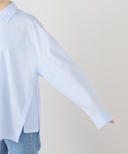 tibi(ティビ)の「【TIBI/ティビ】SHIRTING GABE SHIRT(シャツ/ブラウス・レディース・ネイビー・FREE)」の6枚目の写真