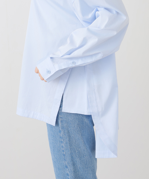 tibi(ティビ)の「【TIBI/ティビ】SHIRTING GABE SHIRT(シャツ/ブラウス・レディース・ネイビー・FREE)」の7枚目の写真