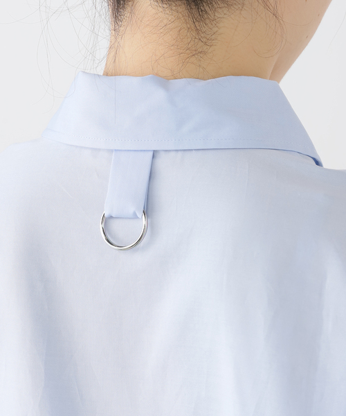 tibi(ティビ)の「【TIBI/ティビ】SHIRTING GABE SHIRT(シャツ/ブラウス・レディース・ネイビー・FREE)」の9枚目の写真