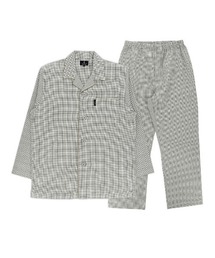 LANVIN collection（ランバン コレクション）の「LANVIN COLLECTION 綿100％ 甘撚ビエラチェック 長袖パジャマ 54440008（ルームウェア/パジャマ）」