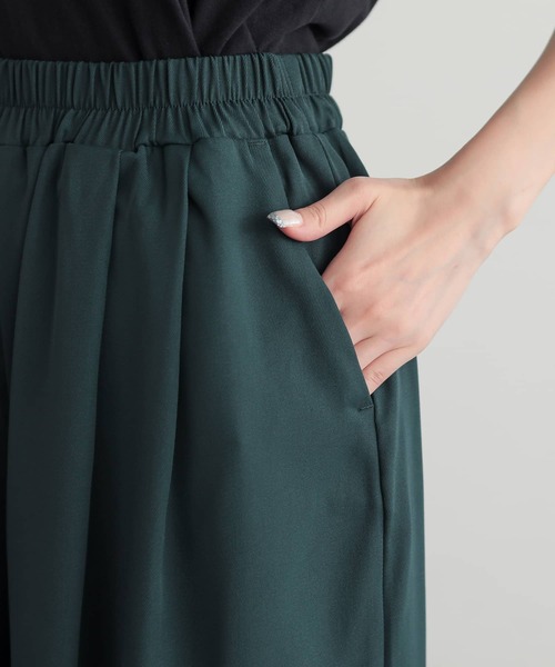 n'OrLABEL(ノアールレーベル)の「ガウチョパンツ(その他パンツ・レディース・テラコッタ/グリーン/ブラック・1/2)」の21枚目の写真