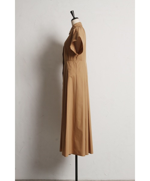 &. NOSTALGIA（アンドドットノスタルジア）の「衿付きウエストタックシャツワンピース（シャツワンピース・レディース・ベージュ/ネイビー/パープル・M）」の20枚目の写真