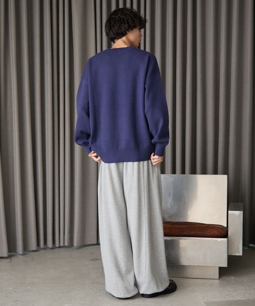 BOGEN ニット　セーター　M ネイビー×クリーム BOGEN ニット セーター M ネイビー×クリーム