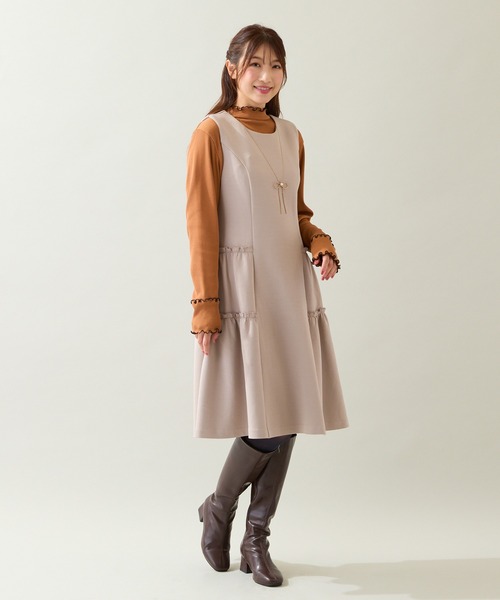 ティアードジャンパースカート（ジャンパースカート）｜Rose Tiara