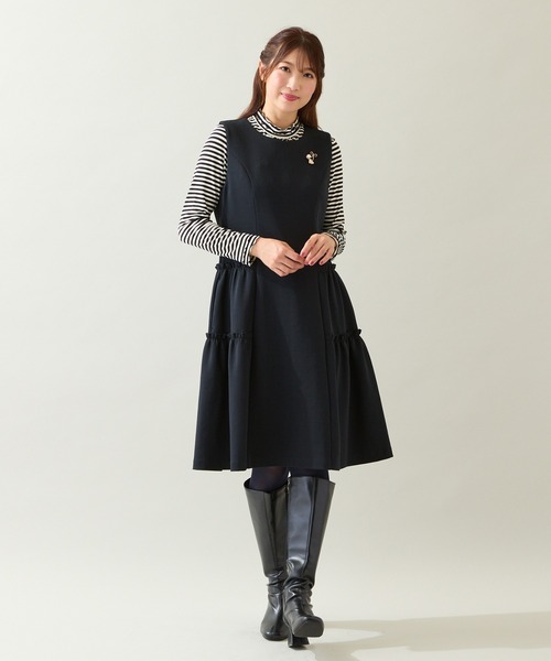 ティアードジャンパースカート（ジャンパースカート）｜Rose Tiara