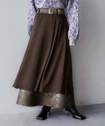 HARE カーゴラップフレアスカート ぽこぽこドットタックフレアスカート [M4023] - レディース