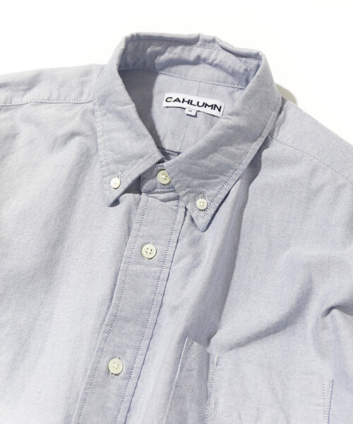 CAHLUMN（カウラム）の「CAHLUMN/カウラム Magazine Pocket Oxford B.D Shirt/マガジンポケット オックスフォード ボタンダウンシャツ（シャツ/ブラウス・メンズ・ホワイト/ネイビー/その他13・X-LARGE/MEDIUM/XX-LARGE/LARGE）」の11枚目の写真