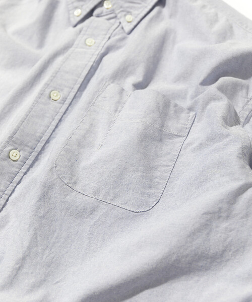 CAHLUMN（カウラム）の「CAHLUMN/カウラム Magazine Pocket Oxford B.D Shirt/マガジンポケット オックスフォード ボタンダウンシャツ（シャツ/ブラウス・メンズ・ホワイト/ネイビー/その他13・X-LARGE/MEDIUM/XX-LARGE/LARGE）」の8枚目の写真