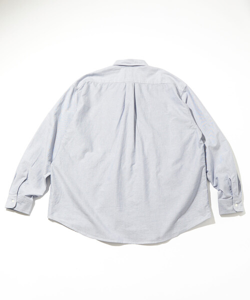 CAHLUMN（カウラム）の「CAHLUMN/カウラム Magazine Pocket Oxford B.D Shirt/マガジンポケット オックスフォード ボタンダウンシャツ（シャツ/ブラウス・メンズ・ホワイト/ネイビー/その他13・X-LARGE/MEDIUM/XX-LARGE/LARGE）」の5枚目の写真