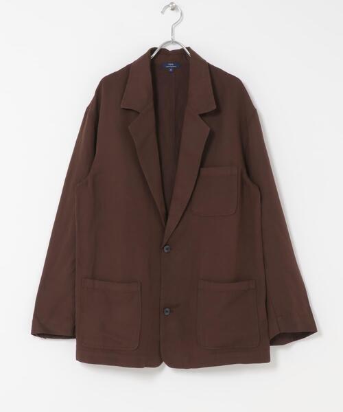 ITEMS URBANRESEARCH(アイテムズ アーバンリサーチ)の「Linen Blend Tailored Shirts Jacket(その他アウター・メンズ・ブラック/ブラウン・LARGE/MEDIUM)」の15枚目の写真
