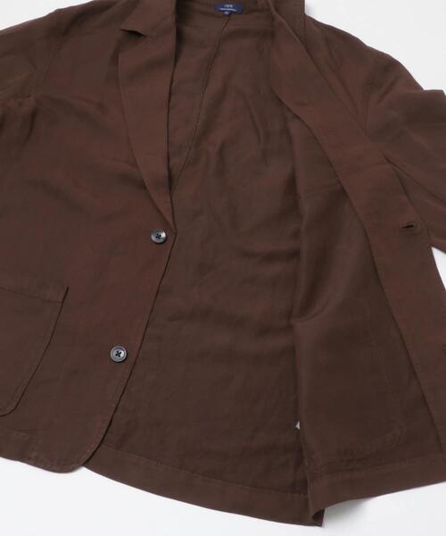 ITEMS URBANRESEARCH(アイテムズ アーバンリサーチ)の「Linen Blend Tailored Shirts Jacket(その他アウター・メンズ・ブラック/ブラウン・LARGE/MEDIUM)」の16枚目の写真