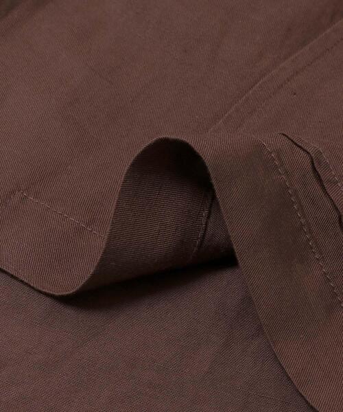 ITEMS URBANRESEARCH(アイテムズ アーバンリサーチ)の「Linen Blend Tailored Shirts Jacket(その他アウター・メンズ・ブラック/ブラウン・LARGE/MEDIUM)」の18枚目の写真