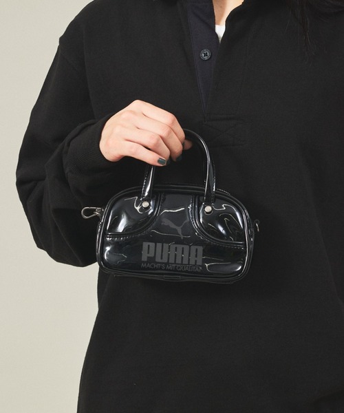 PUMA(プーマ)の「【PUMA/プーマ】1976 マイクロ グリップバッグ 1L|ユニセックス 2WAY ミニショルダー&ハンドバッグ(ショルダーバッグ・メンズ・ブラック/レッド/ピンク/グレー・フリー)」の5枚目の写真