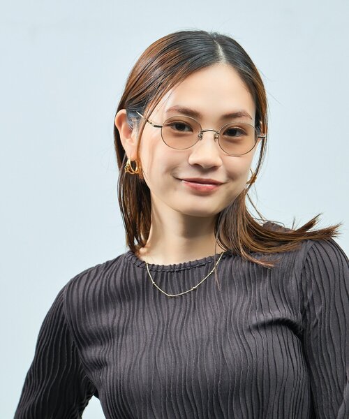 UNITED ARROWS（ユナイテッドアローズ）の「Zoff｜UNITED ARROWS｜ボストン型 サングラス [Luxe] メタルフレーム カラーレンズ 紫外線対策 UVカット ユニセックス ユナイテッドアローズ（サングラス・レディース・シルバー/ゴールド/ガンメタ・FREE）」の10枚目の写真