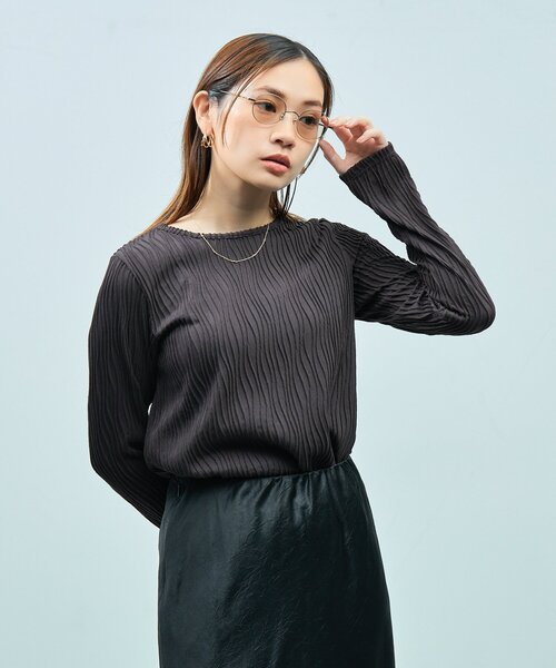 UNITED ARROWS（ユナイテッドアローズ）の「Zoff｜UNITED ARROWS｜ボストン型 サングラス [Luxe] メタルフレーム カラーレンズ 紫外線対策 UVカット ユニセックス ユナイテッドアローズ（サングラス・レディース・シルバー/ゴールド/ガンメタ・FREE）」の11枚目の写真