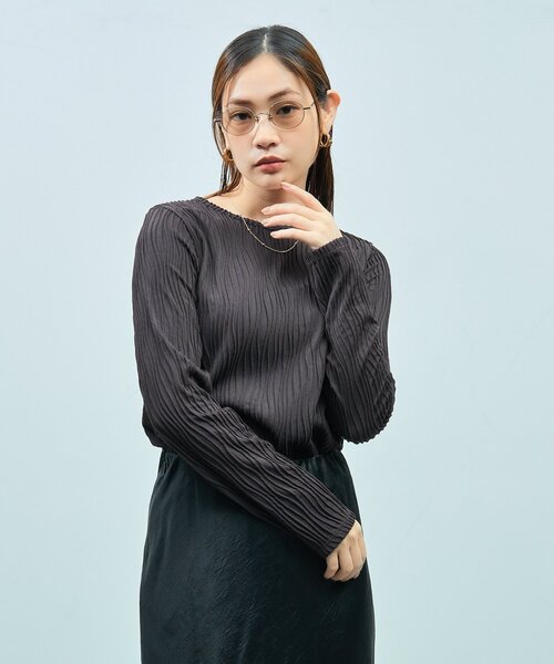 UNITED ARROWS（ユナイテッドアローズ）の「Zoff｜UNITED ARROWS｜ボストン型 サングラス [Luxe] メタルフレーム カラーレンズ 紫外線対策 UVカット ユニセックス ユナイテッドアローズ（サングラス・レディース・シルバー/ゴールド/ガンメタ・FREE）」の12枚目の写真