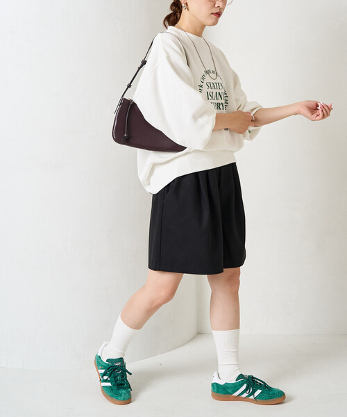 FREAK'S STORE（フリークスストア）の「限定展開　フレア ショート パンツ（その他パンツ・レディース・ブラック/ベージュ/グレー・MEDIUM/SMALL）」の4枚目の写真