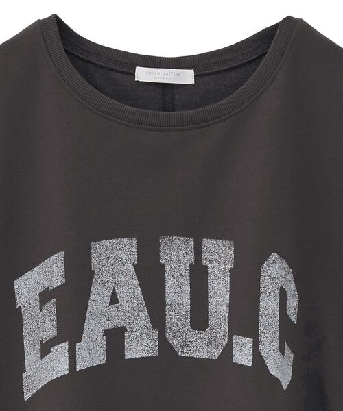 Green　Parks（グリーンパークス）の「7分袖ミニ裏毛ドルマンロゴプルオーバー（スウェット・レディース・杢グレー/カーキ/チャコールグレー/ホワイト系その他2・FREE）」の18枚目の写真